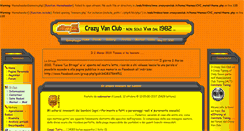 Desktop Screenshot of crazyvanclub.it